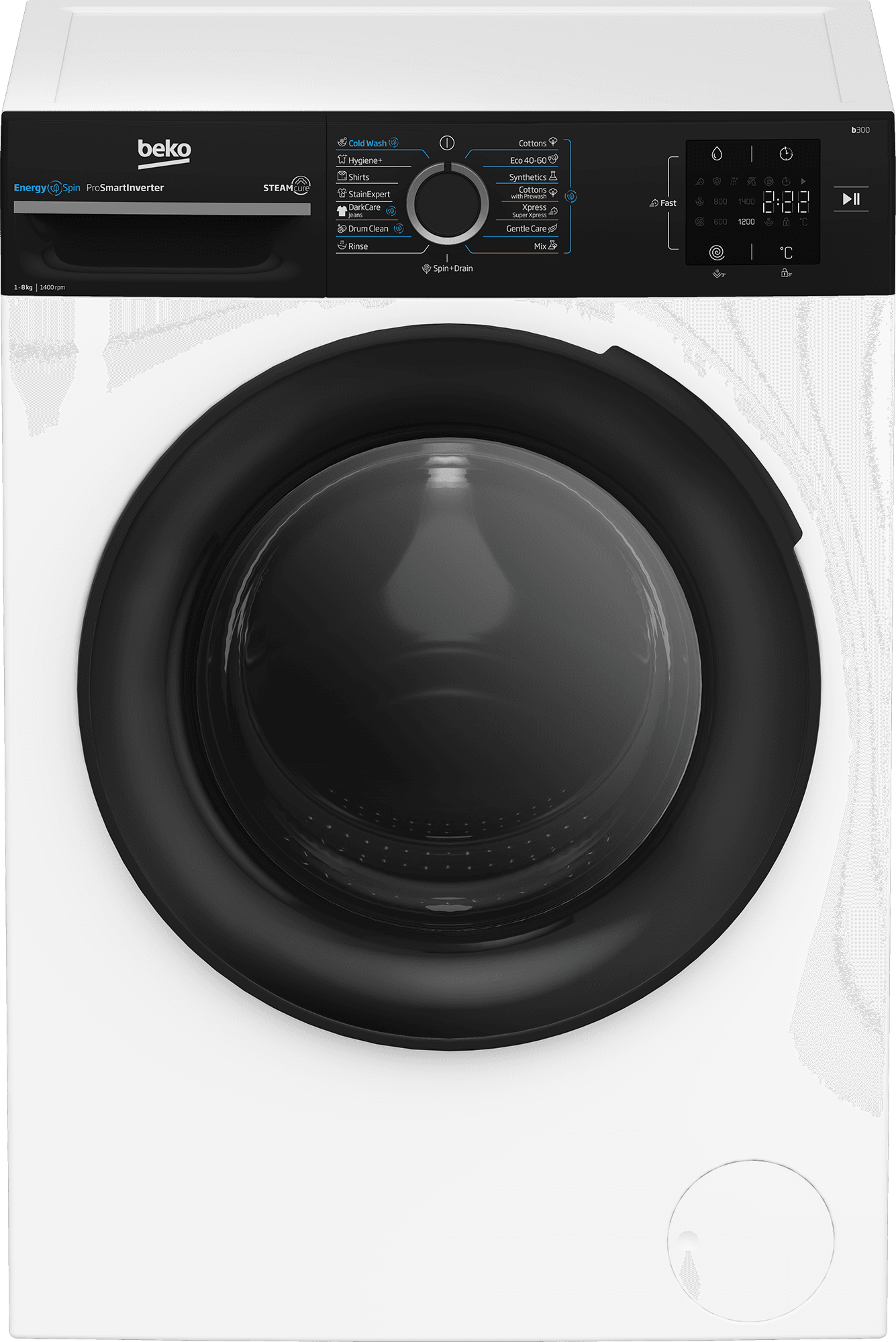 Beko BM3WFSU38413WPB1 by Beko in Rrobalarëse - Vesmasina WM category